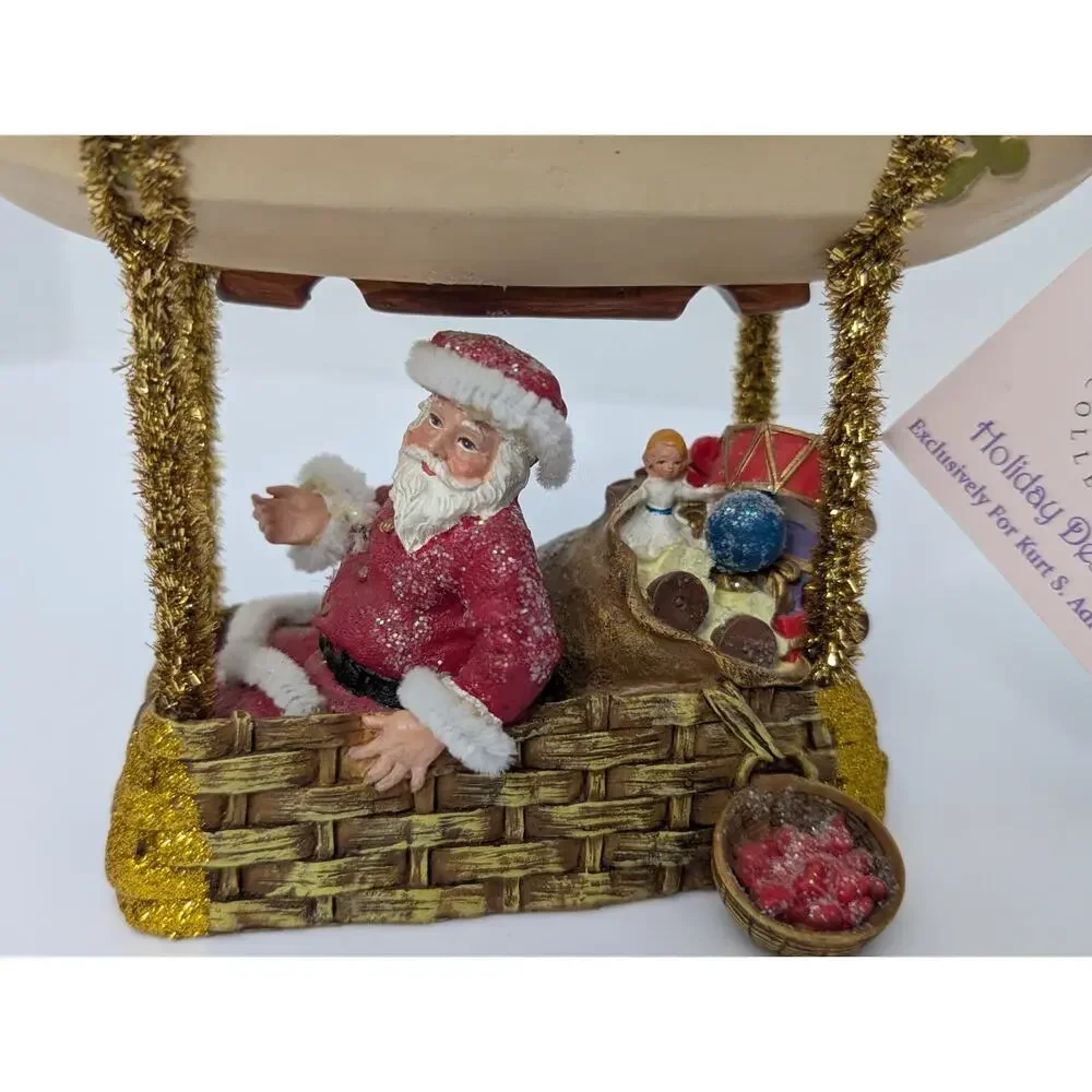 John Grossman Collection Santa Zeppelin Airship Ornament Kurt S. Adler NEW TAGS